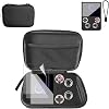 Set protector YAJOJO 3 en 1 para consola de mano Anbernic RG477V, incluye estuche de transporte, cubierta protectora de silicona y 2 protectores de pantalla TPU, antiarañazos, a prueba de golpes, Negro por YAJOJO 1