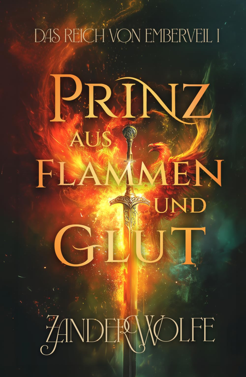 Prinz aus Flammen und Glut: Eine Drachenreiter-Romance (Das Reich von Emberveil)