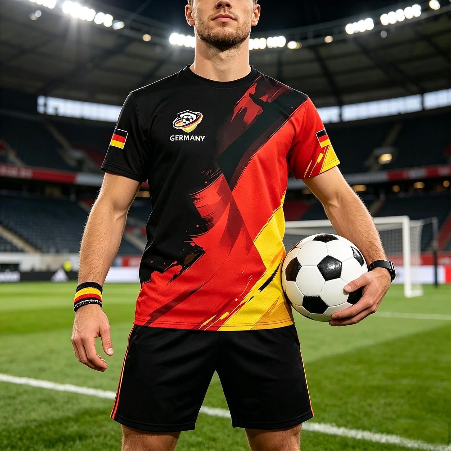 BJU Soccer Jerseys National Sports Jersey Collection Football Training Apparel Print Crewneck Short Sleeves for Men and Women