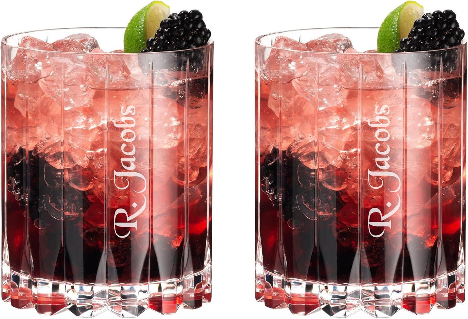 Vasos Riedel Double Rocks Personalizados, Juego de 2, Cristal, 13 oz