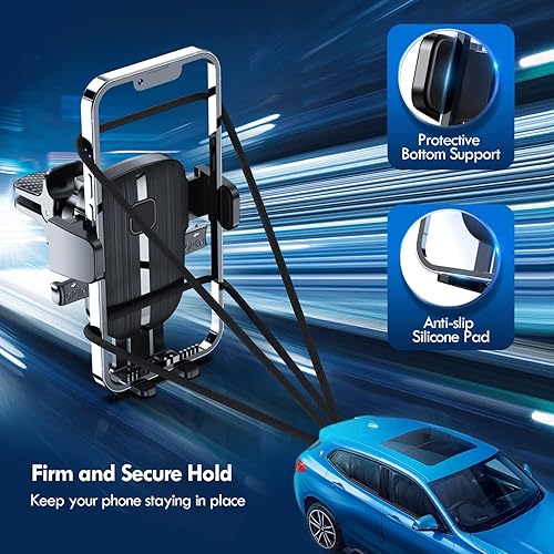 Miniatura 6 de Soporte universal para teléfono celular, manos libres, para salpicadero, parabrisas, ventilación de aire, soporte para iPhone, Samsung, todos los