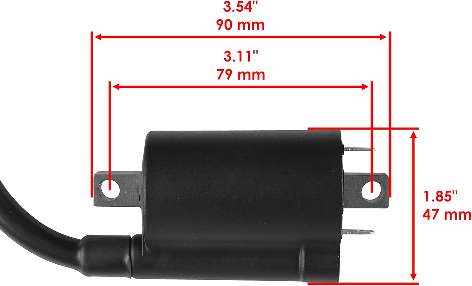 Caltric Wiring Harness Ignition Coil and Relay Compatible with Honda Sportrax 400 TRX400EX 2005 2006 2007 32100-HN1-A40