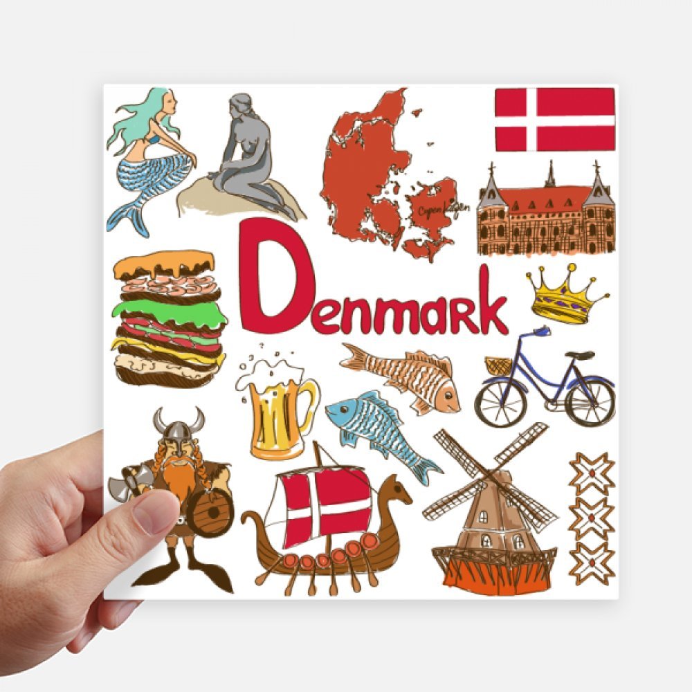 Sticker Danemark animaux pour personnaliser votre moto et vos bagages