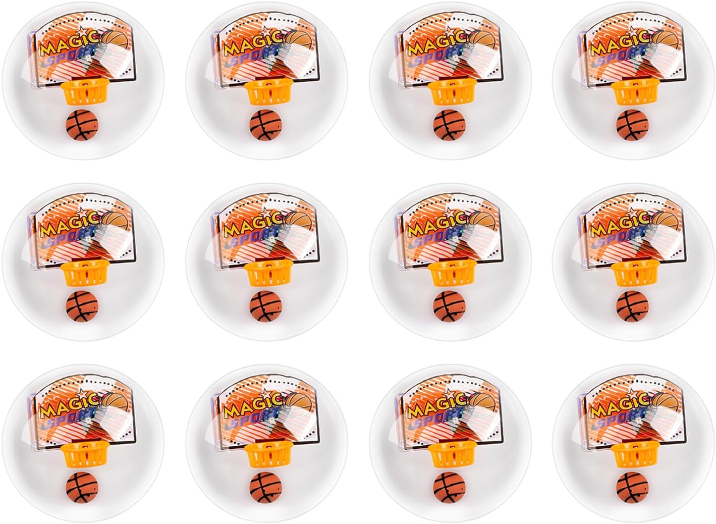 12-Set Basketball Party Favors Mini Desktop Basketball Games – Stress-Relief Fun Desk Activity with Valentine Cards, Party and Office Gift Supplies