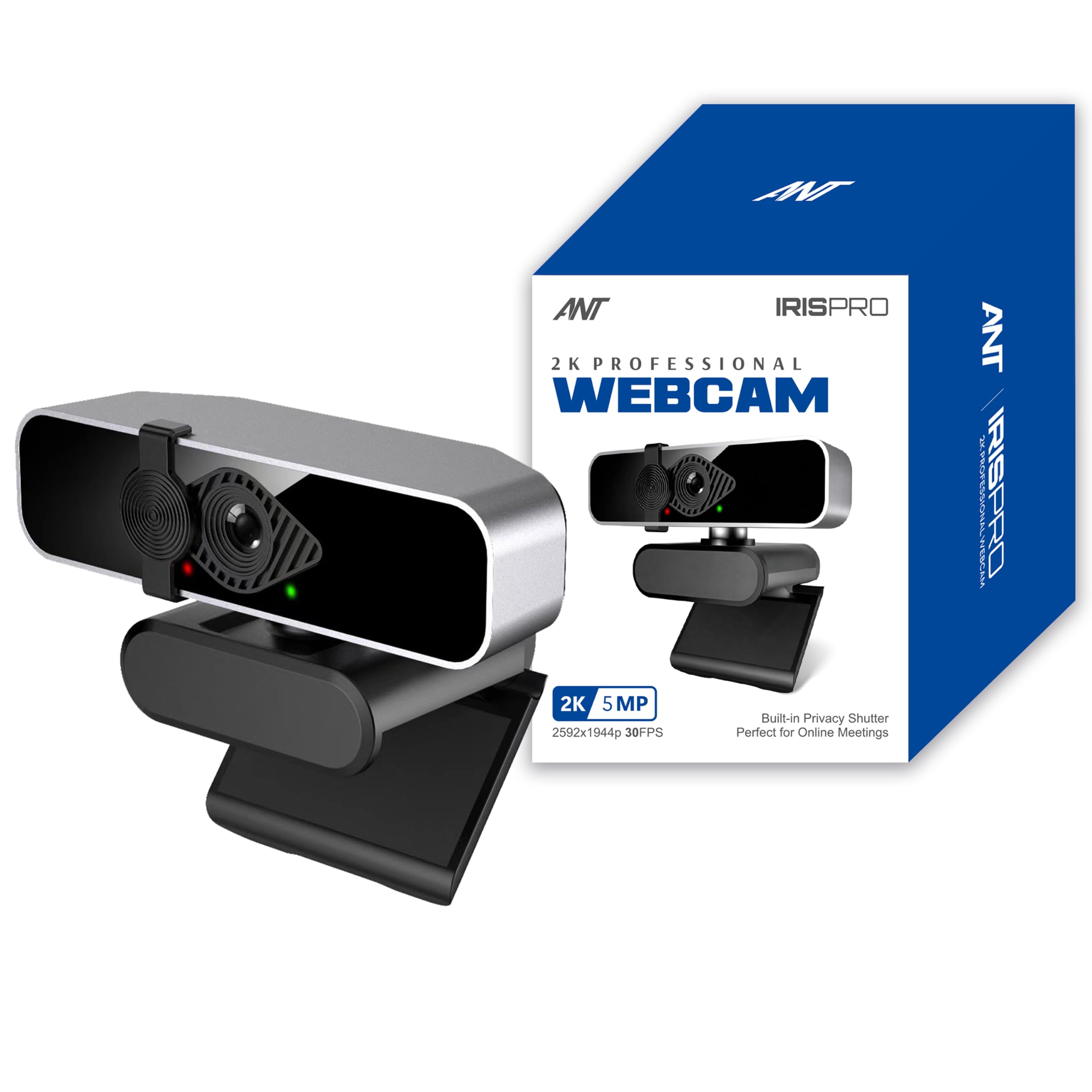 ANT Iris Pro 2K Webcam - Crystal Clear Video -9