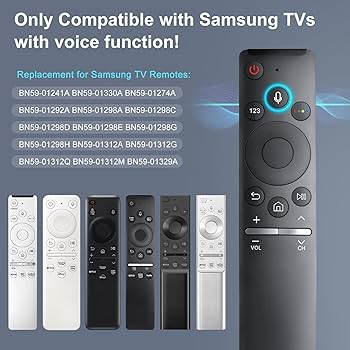 Amazon.com: Voice Replacement for Samsung TV Remote, New