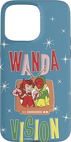 Vista 82 de Funda para TV retro WandaVision Wanda & Vision para iPhone 13 Marvel