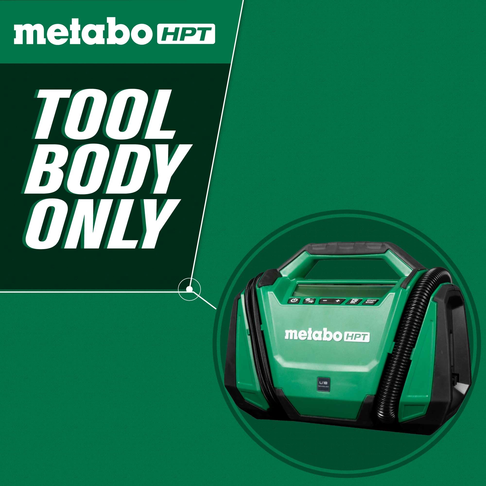 Metabo HPT 18V Cordless Inflator - Powerful & Portable -2