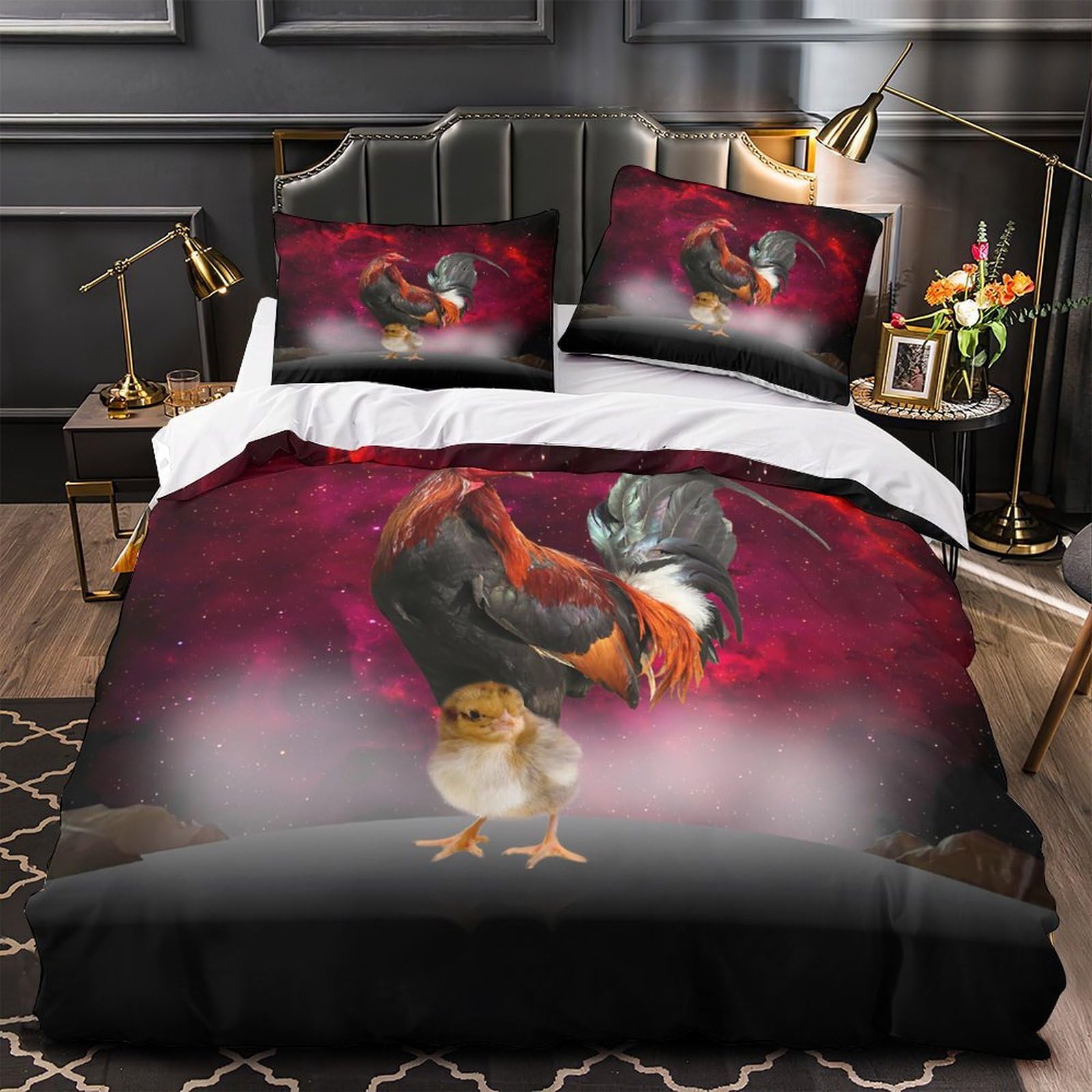 Parure de lit cosmique 3D microfibre pour transformer la chambre d'enfant en nuit étoilée