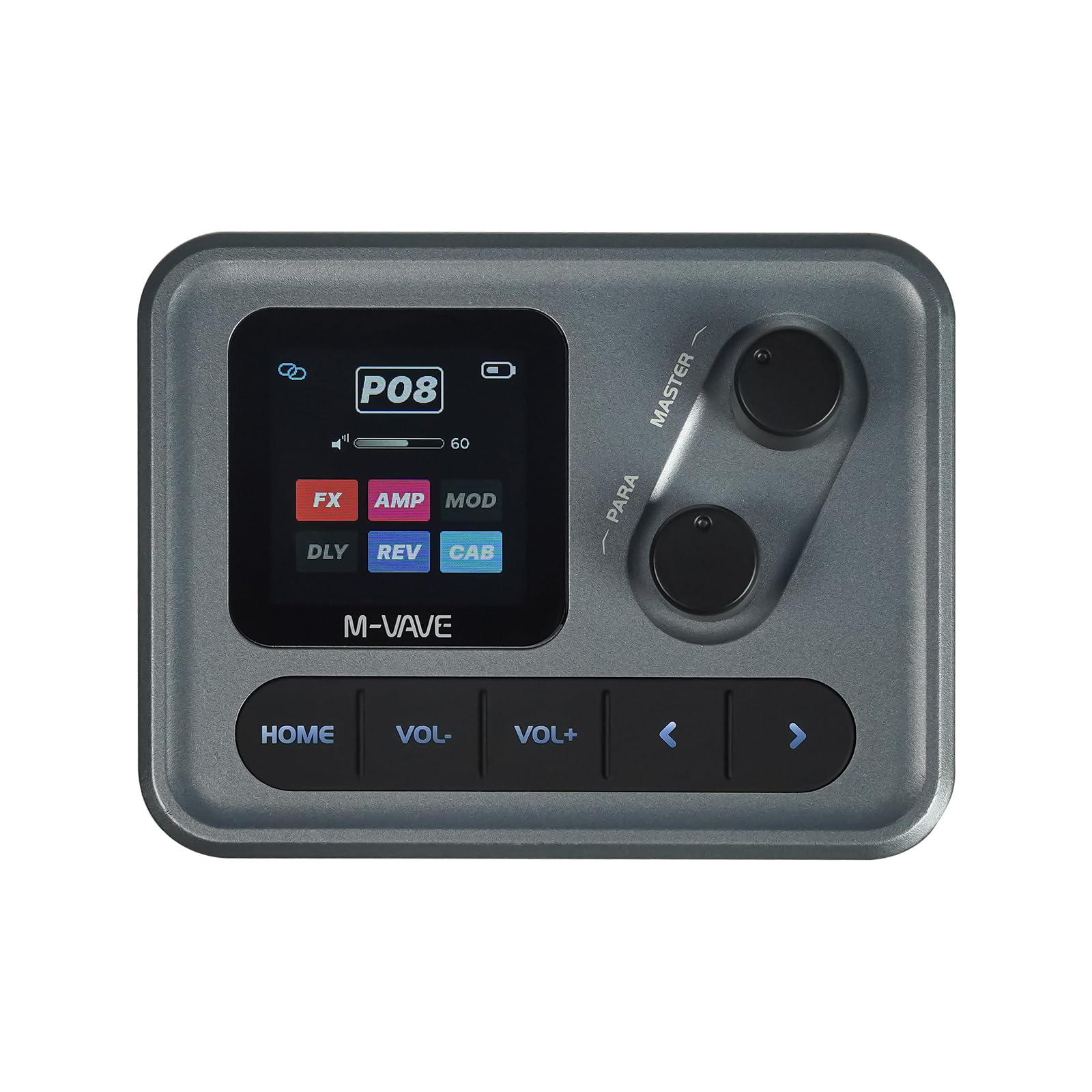 ギター M-VAVE Pocket Amp M-VAVE Pocket AMP Effect Pedal Guitar Bass 6 Modules 80+ Built-in