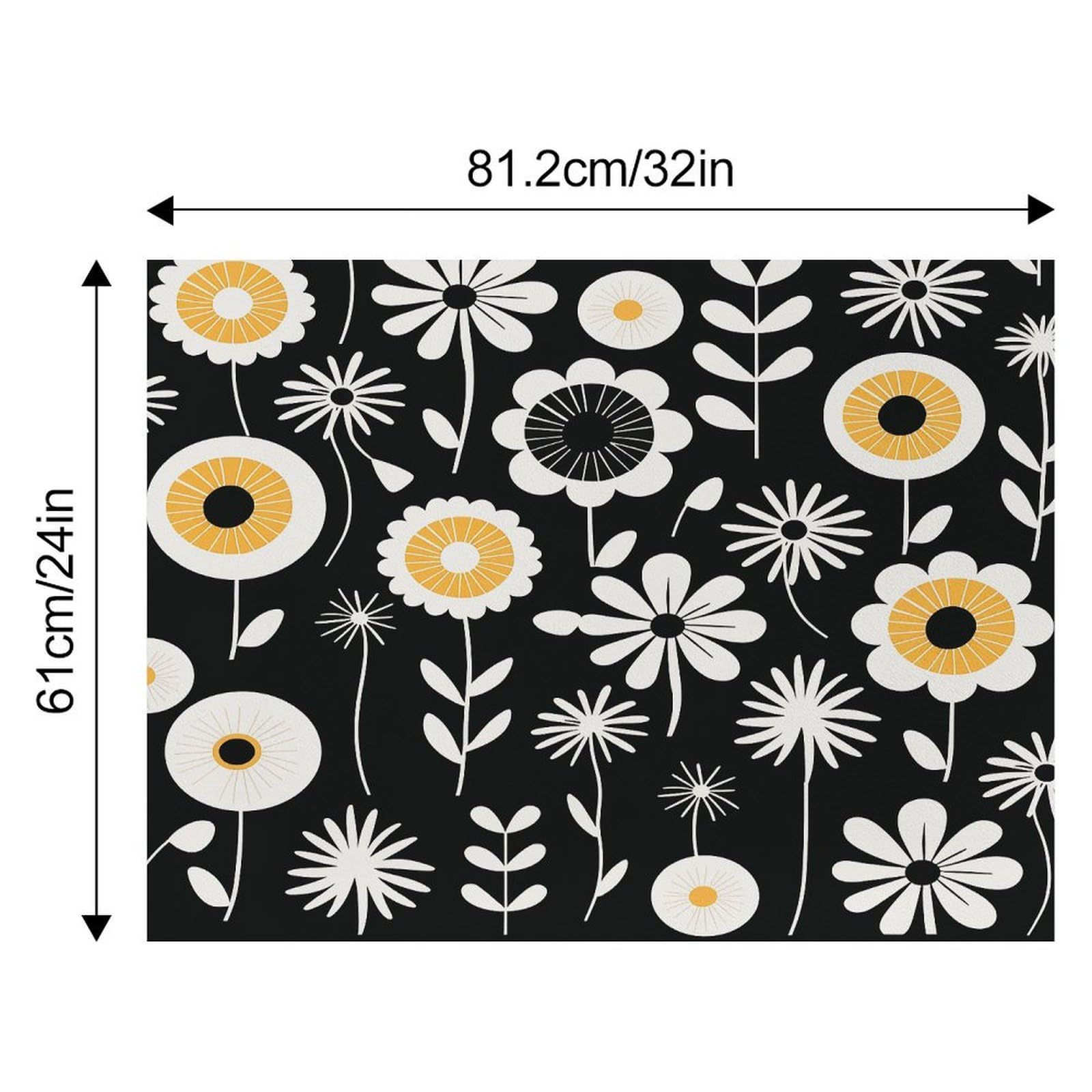 Tapis de nourriture pour chat et chat - Tapis d'alimentation antidérapant - Facile à nettoyer pour la nourriture et l'eau - 61 x 81,3 cm