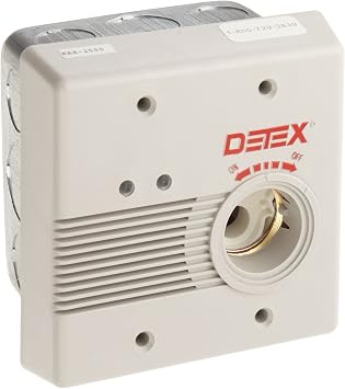 Detex EAX2500F Flush Mounted AC/DC Powered Door Alarm