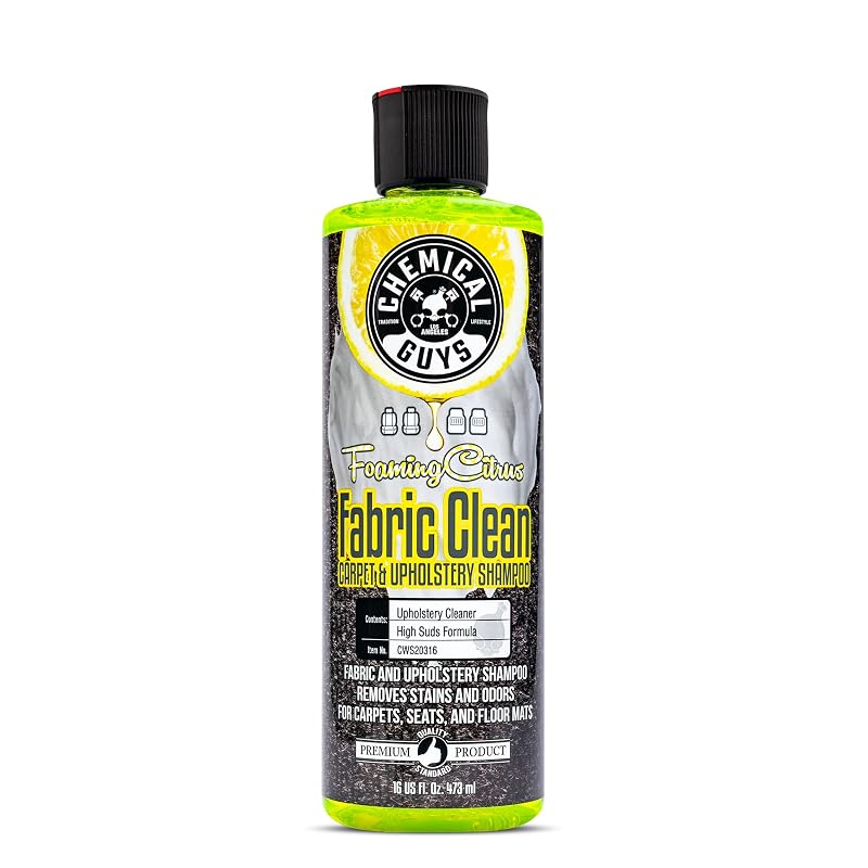 Limpador Espumante de Tecidos e Carpetes Chemical Guys Foaming Citrus CWS20316, 473 mL