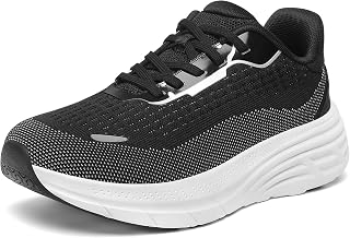 Women's Wide Toe Box Walking Shoes Comfortable Cushion Running Tennis Shoes Breathable Non Slip Workout Gym Sports Athletic Extra Wide Width Fashion Sneakers