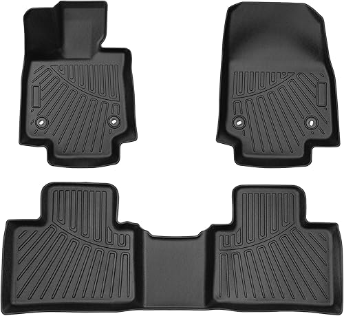 Vista 251 de Powerty Alfombras resistentes para BMW X3 2018 a 2024 y BMW X4 2019 a 2024, a medida para accesorios de X3 y X4, de elastómero termoplástico 3D