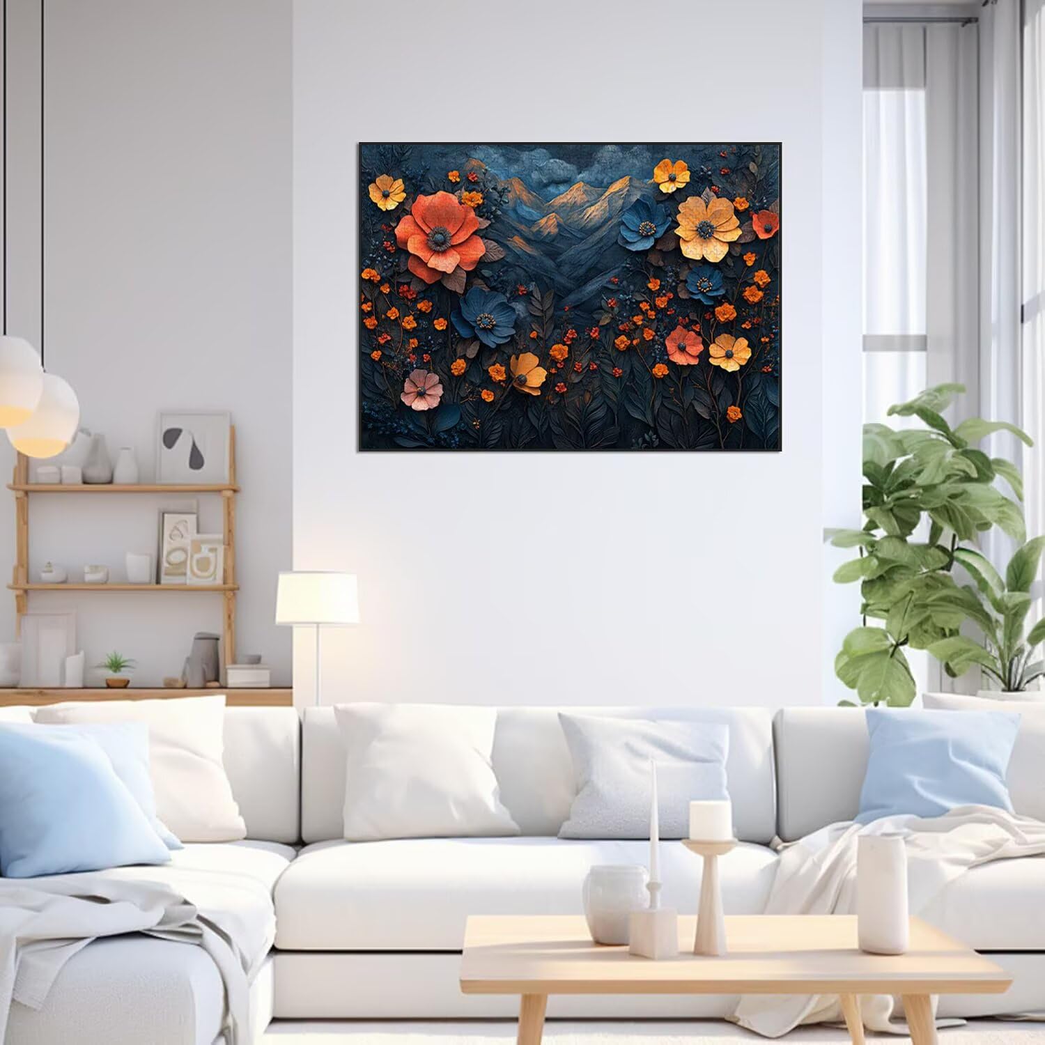 Puzzle 5000 Pezzi Fiori Puzzle Adulti, Gioco Educativo, n-315 | Jigsaw Puzzles montagna, Impossibile Difficile Sfida, Classici Gioco Familiare, Giochi Divertenti, Idee Regalo
