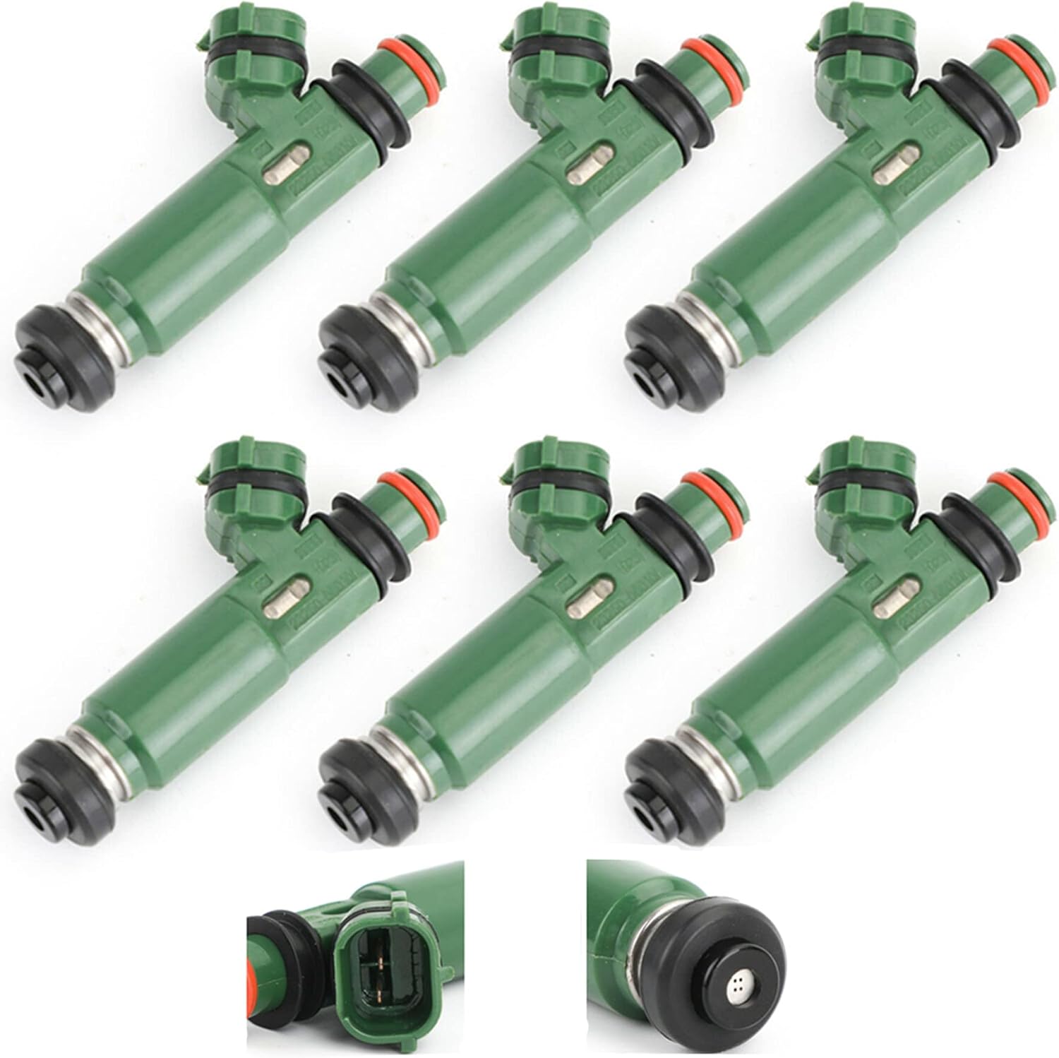 SET 6PCS 23250-66010 1993-2003 For Toyota 1FZ-FE Landcruiser LEXUS LX450 4.5L Fuel Injectors