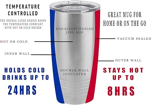 Miniatura 3 de Funny Liberal Tears - Vaso de viaje de 20 onzas con tapa aislada al vacío regalo para novedad política conservadora o republicana negro