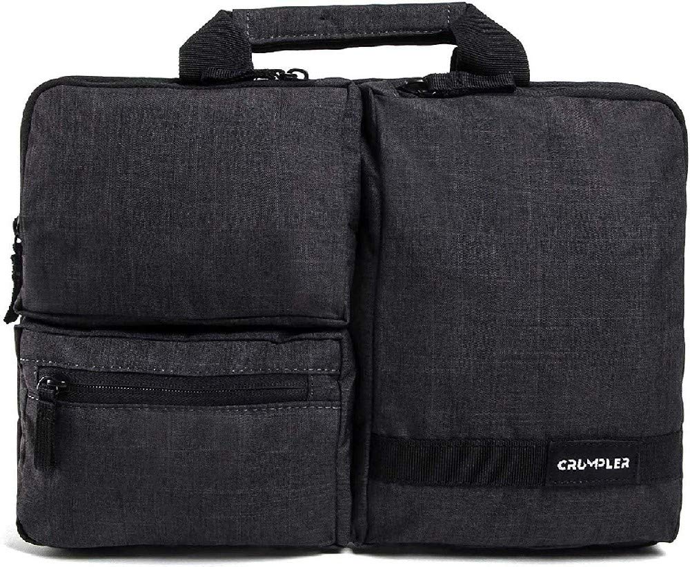 CrumplerThe Geek Deluxe TGKD13-013 Laptop Sleeve 13 Inch with 7.9 Inch Tablet Compartment Universal Black/Anthracite, Black Anthracite