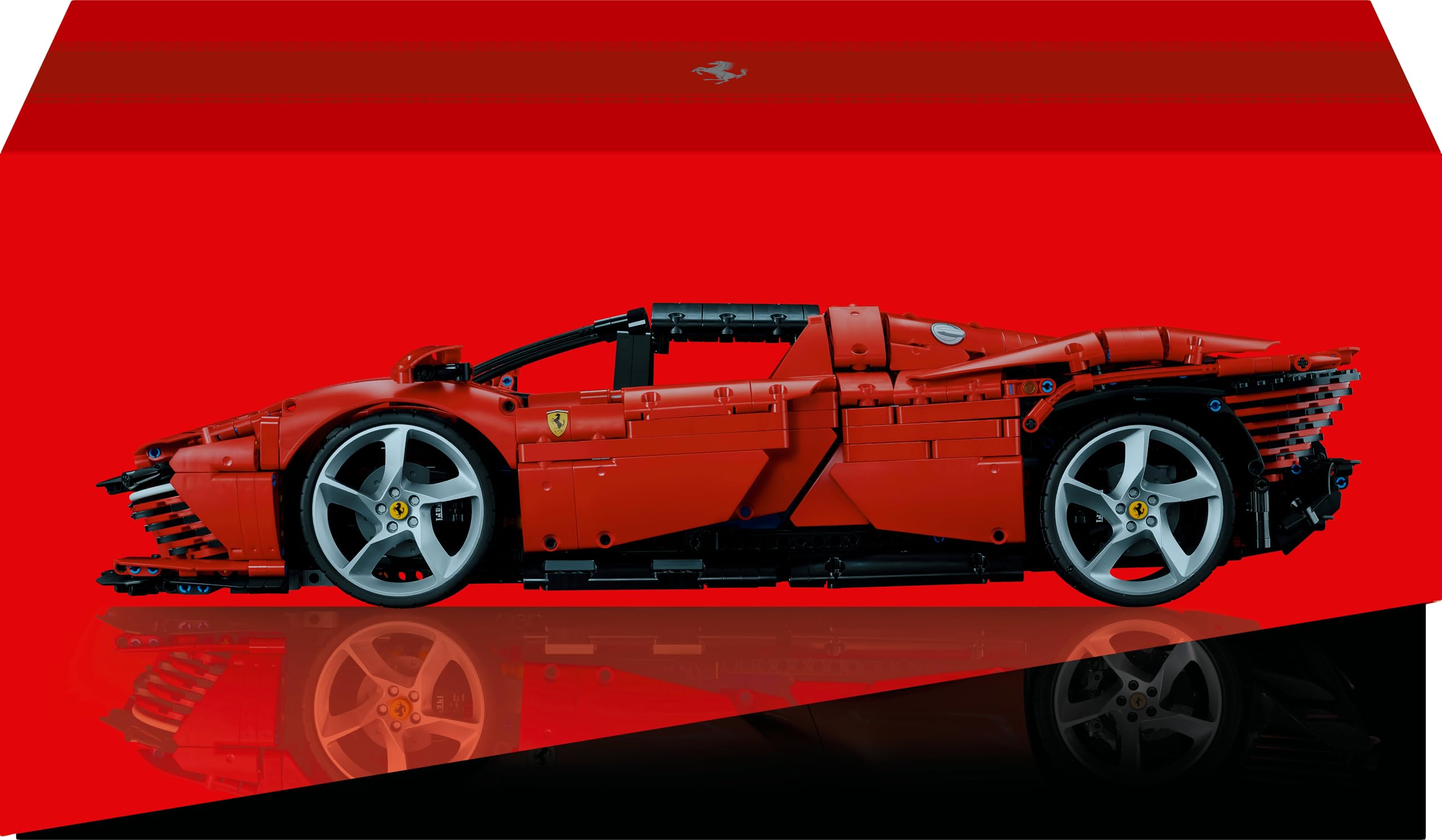 LEGO 42143 Technic Ferrari Daytona SP3 Modellauto-Bausatz im Maßstab 1:8, roter Super-Sportwagen, erweitertes Auto-Modell Sammlerstück, Ultimate Car Concept