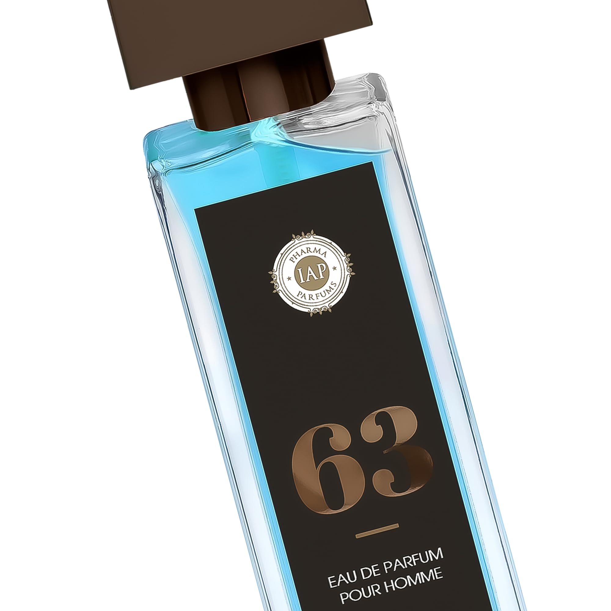 iap PHARMA PARFUMS Nº 63 - Profumo con Vaporizzatore da Uomo, Fougère, 150 Millilitri