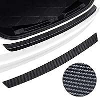 Vista 1 de Protector de parachoques trasero para Honda Accord 2013-2017, fácil de instalar, sin burbujas, textura de fibra de carbono flexible, protección