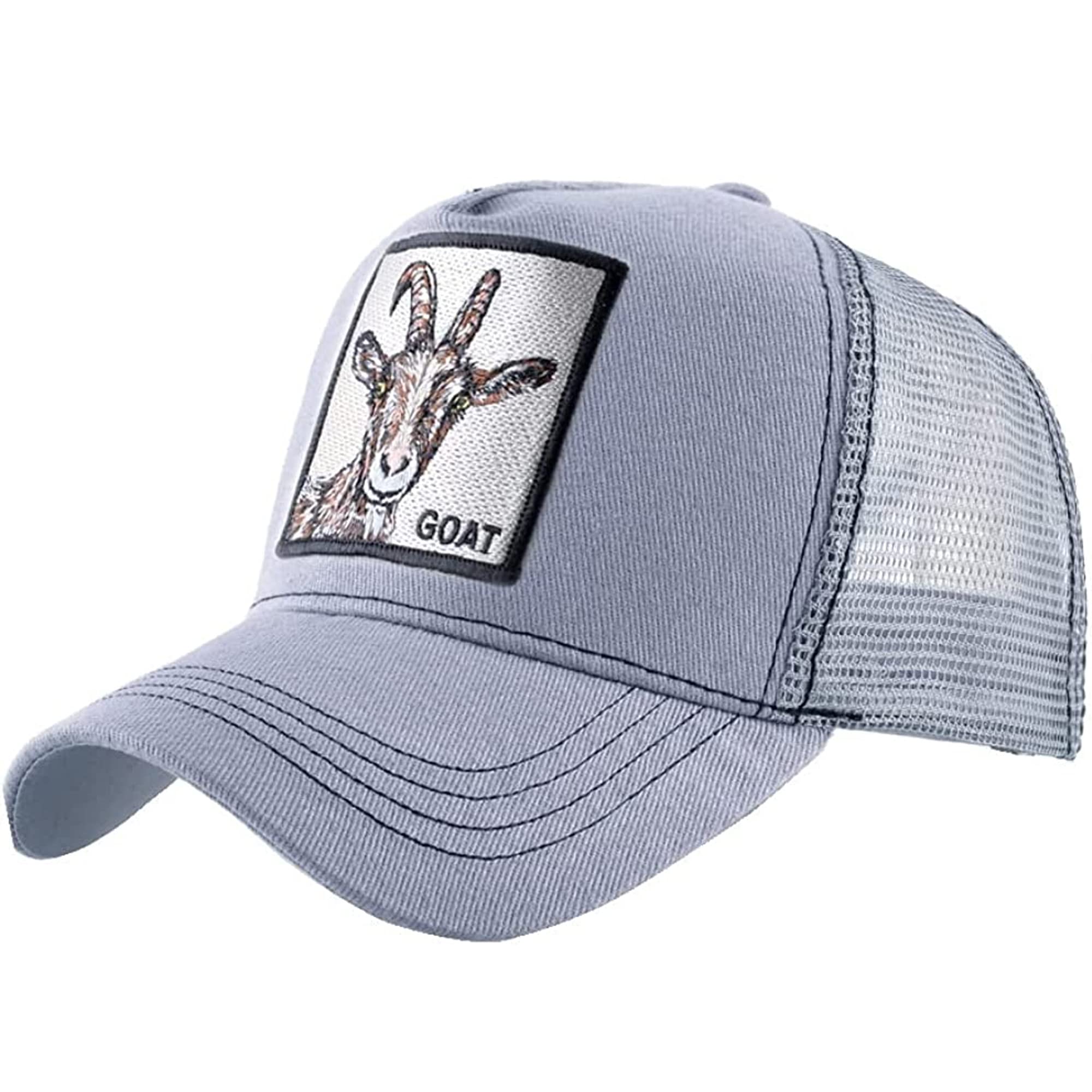 Animal Embroidered Patch Trucker Hat Mesh Baseball Caps for Men Women Youth Adult