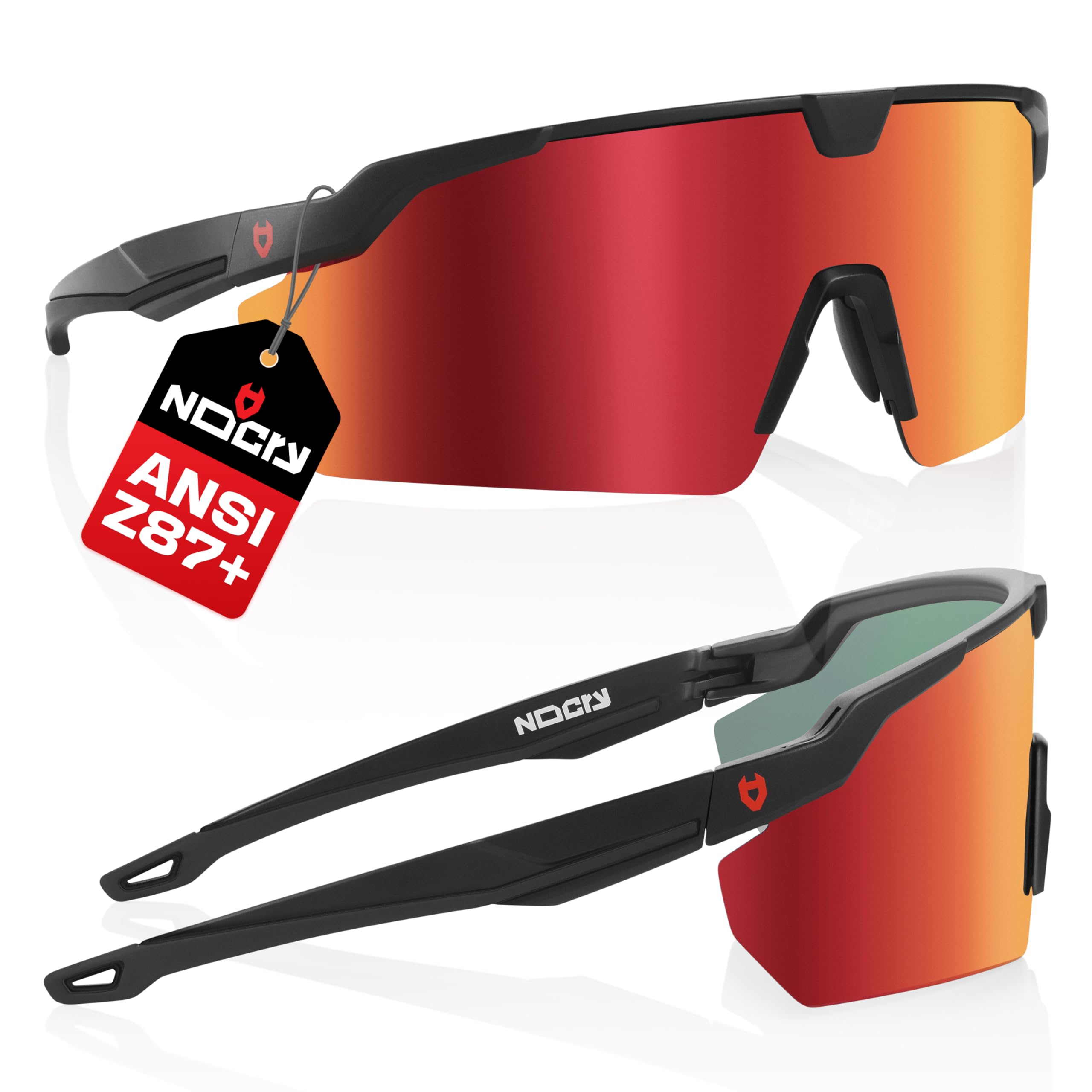 NoCry Anti-Fog Mirrored Safety Glasses