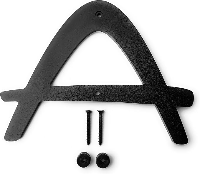 Amazon.com: Mid Century Modern Cursive House Numbers, 5 inch black ...