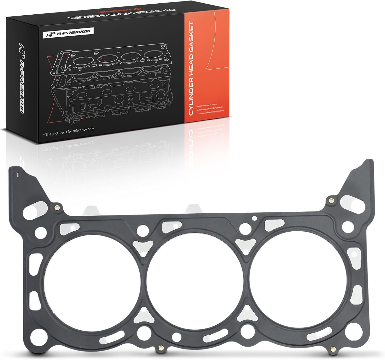 A-Premium V6 Right Engine Cylinder Head Gasket Compatible with Ford F-150, F-150 Heritage, E-150, E-250, E-150 Club Wagon, E-250 Econoline, E-150 Econoline Club Wagon, Freestar & Mercury Monterey