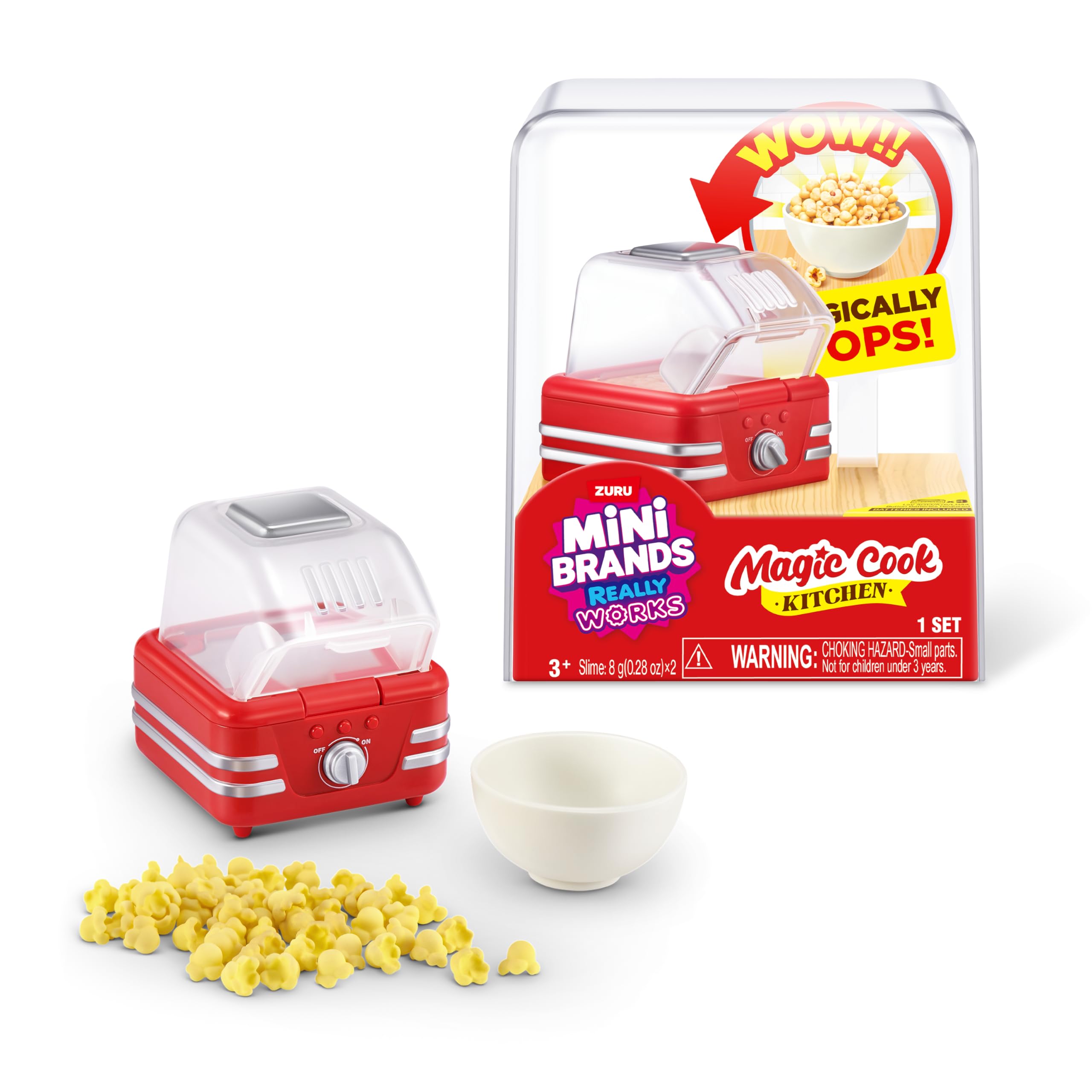 Mini Brands Really Works Magic Cook Kitchen Capsule Series 1 (Popcorn Machine) by ZURU