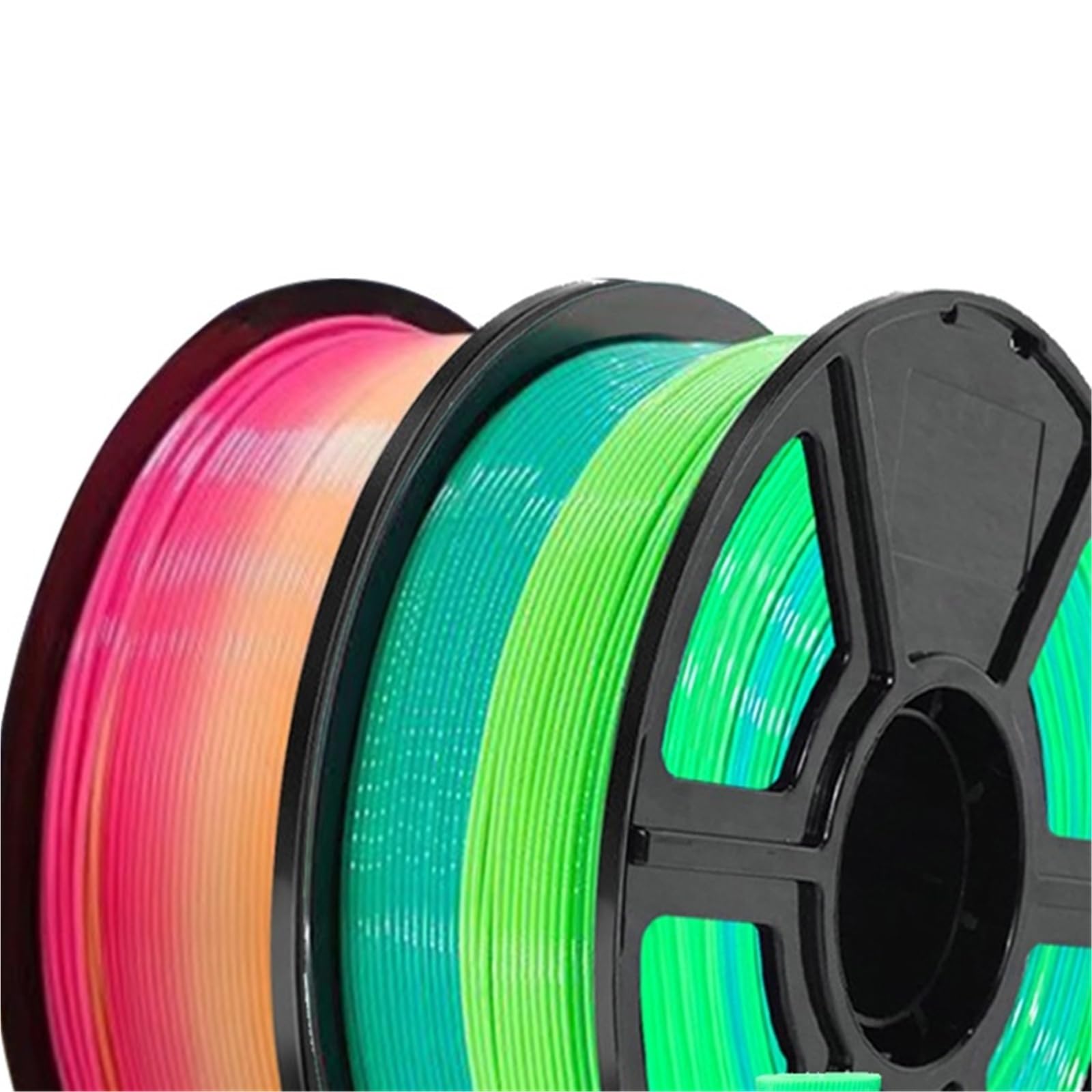 Compatible con filamento PETG arcoíris genérico de 1,75 mm