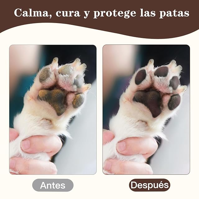 Foto 4 de 7 de Tinioey Crema Almohadillas Perros (68g), Natural y Segura. Protector Almohadillas Perro, Nariz y Codos.…