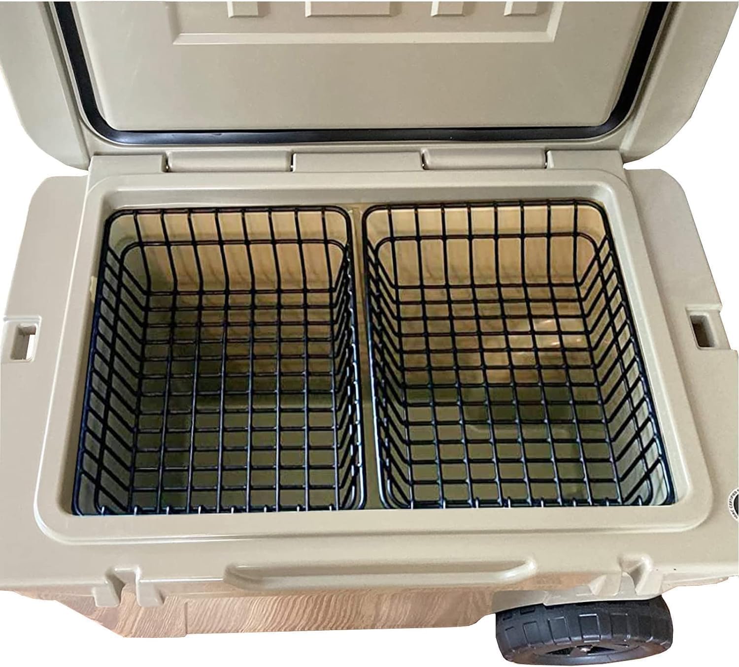 2-Pack Cooler Basket for Yeti Tundra Haul,Stays Food Chilled and Dry, Compatible with Other Cooler Accessories Cooler Locks, Cooler Dividers, Ice etc (Tundra Haul 2-Pack)