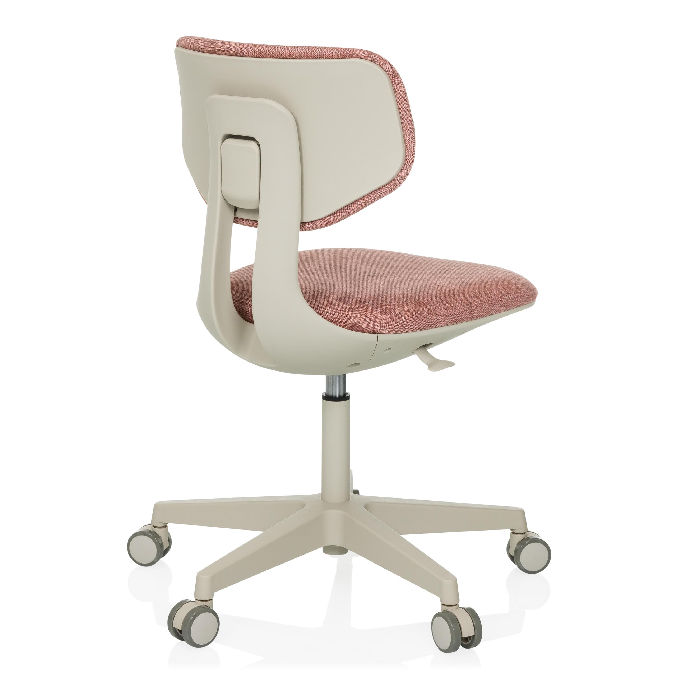 hjh OFFICE Silla giratoria para niños Respaldo Regulable en Altura Kid Classic Silla de Escritorio para niños de 6 a 12 años, Rosa