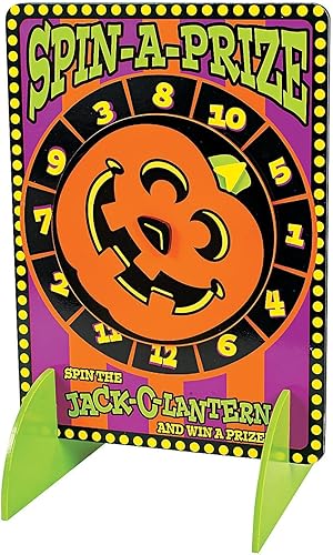Juego de rueda de premios Spinner de Halloween (madera) Juego de fiesta de carnaval