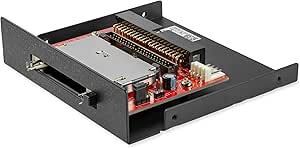 StarTech.com 3.5in Drive Bay IDE to Single CF SSD Adapter Card Reader (35BAYCF2IDE),Black