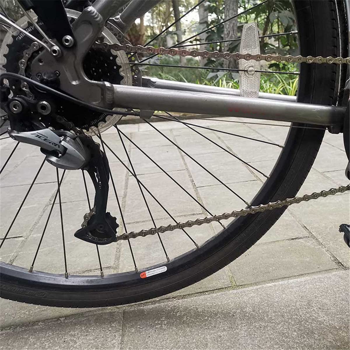 Amazon.co.jp: チェーン固定ギア 自転車チェーン116リンクチェーン 