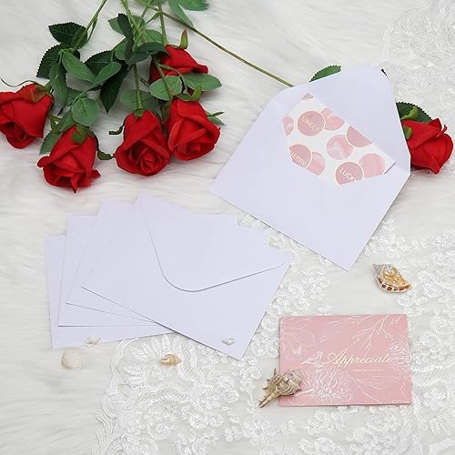 Miniatura 4 de Sobres de 5 x 7 pulgadas, paquete de 200 sobres de invitación A7 con solapa de contorno, cierre engomado, blanco, 100% reciclado