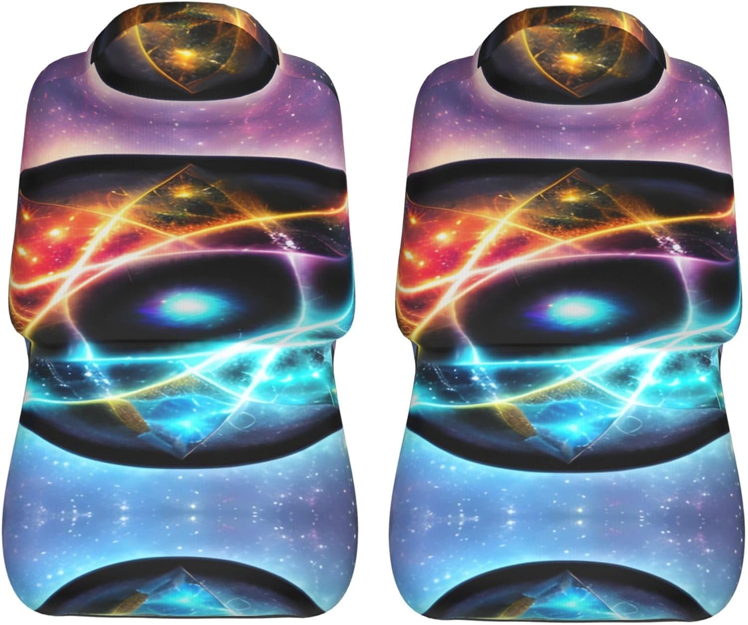 Universal Wonderful Universe Printed car seat Covers are Suitable for Most Seats in Trucks, Vans, and Other Similar Vehicles.