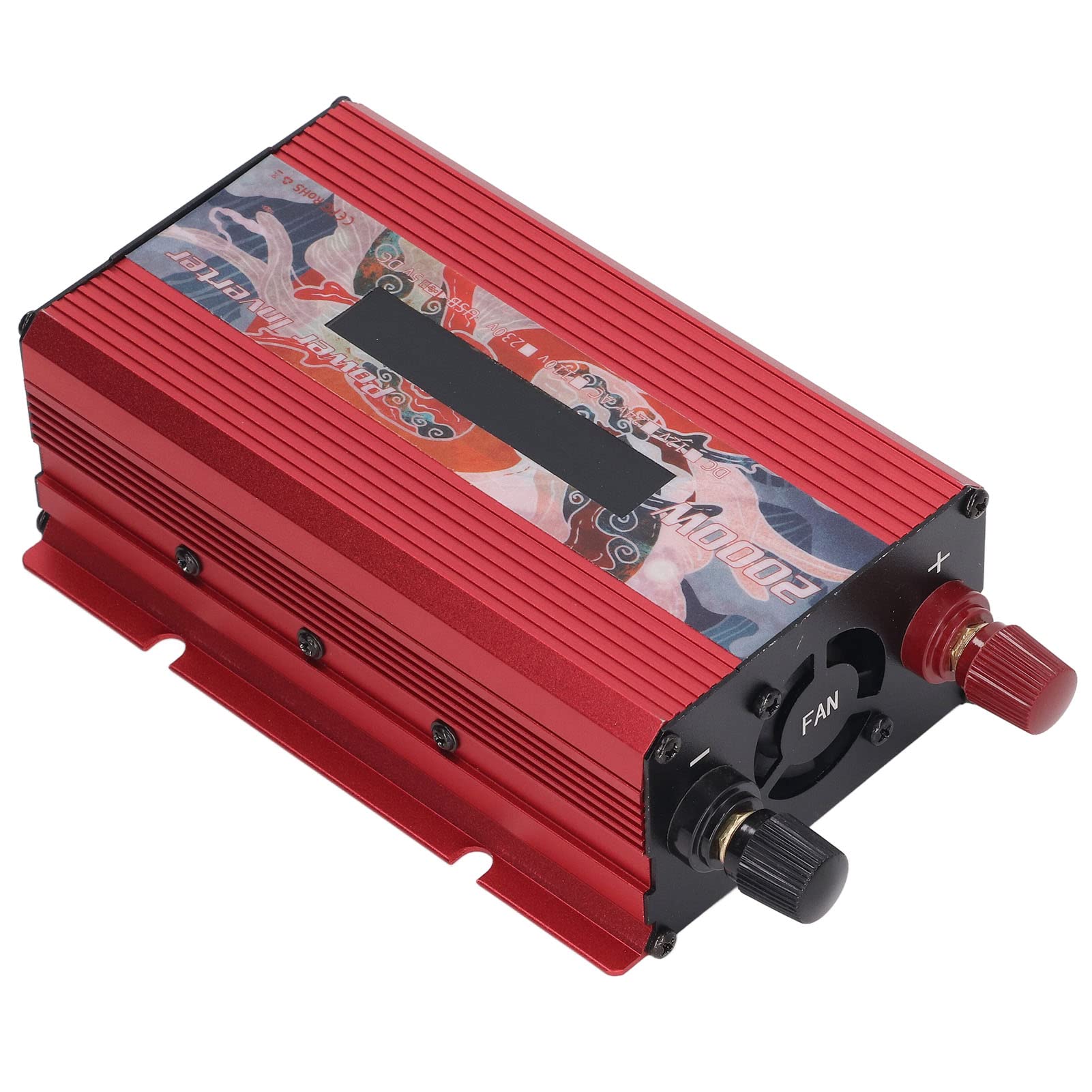 Convertidor de Corriente, Pantalla LCD Solar del Inversor de Corriente del Coche de CC a CA de 2000 W para Cámaras (DC24V)