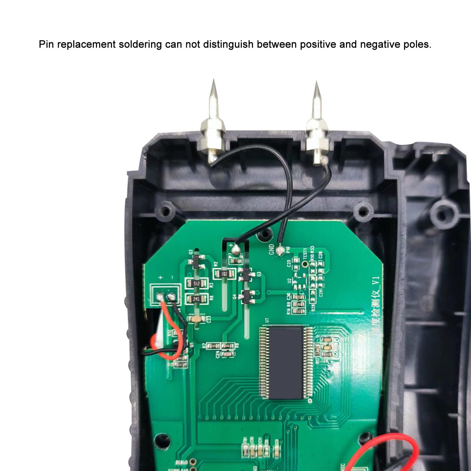 Cyrank Humidity Meter for Firewood, 10 Pieces Replacement Pins Firewood Floor Humidity Detector Pin Thread Humidity Meter Accesorries for Construction Materials