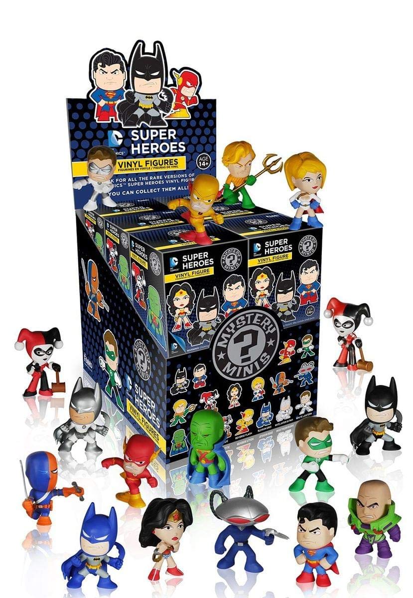 Set of 6 Justice League Collectible Mini Figures - 2 24 pc x2 Domez Collectable Minis - DC Comics Justice League + Justice League Set main image 2