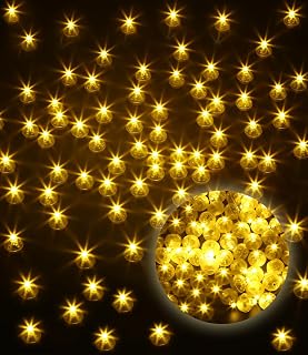 100 luces LED para globos, mini luces LED redondas de color blanco cálido, para fiestas, globos de aire, luz flash, adecuado para farolillos de papel, cumpleaños, bodas, Halloween, Navidad