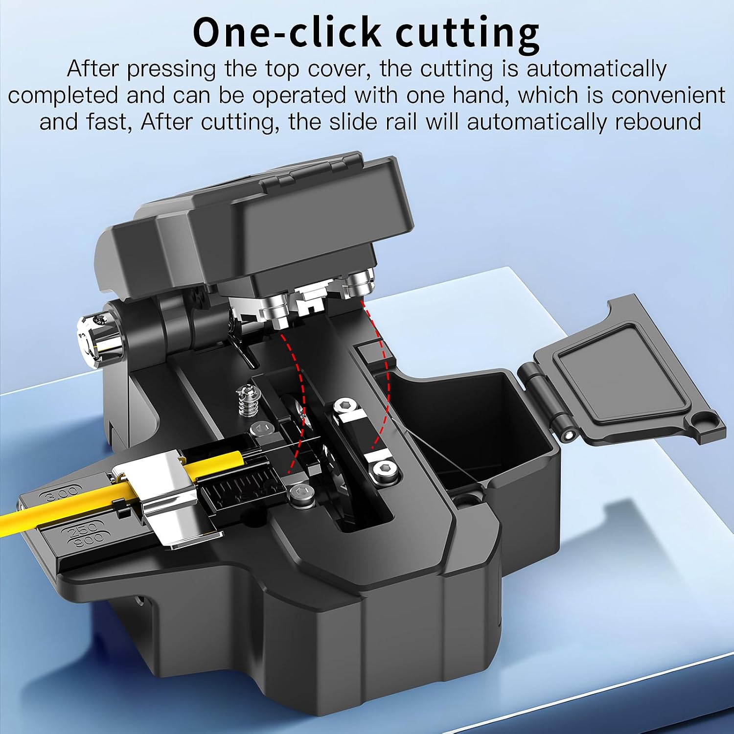 One-step Fiber Cleaver VD-50, High Precision Automatic Cutting image 4