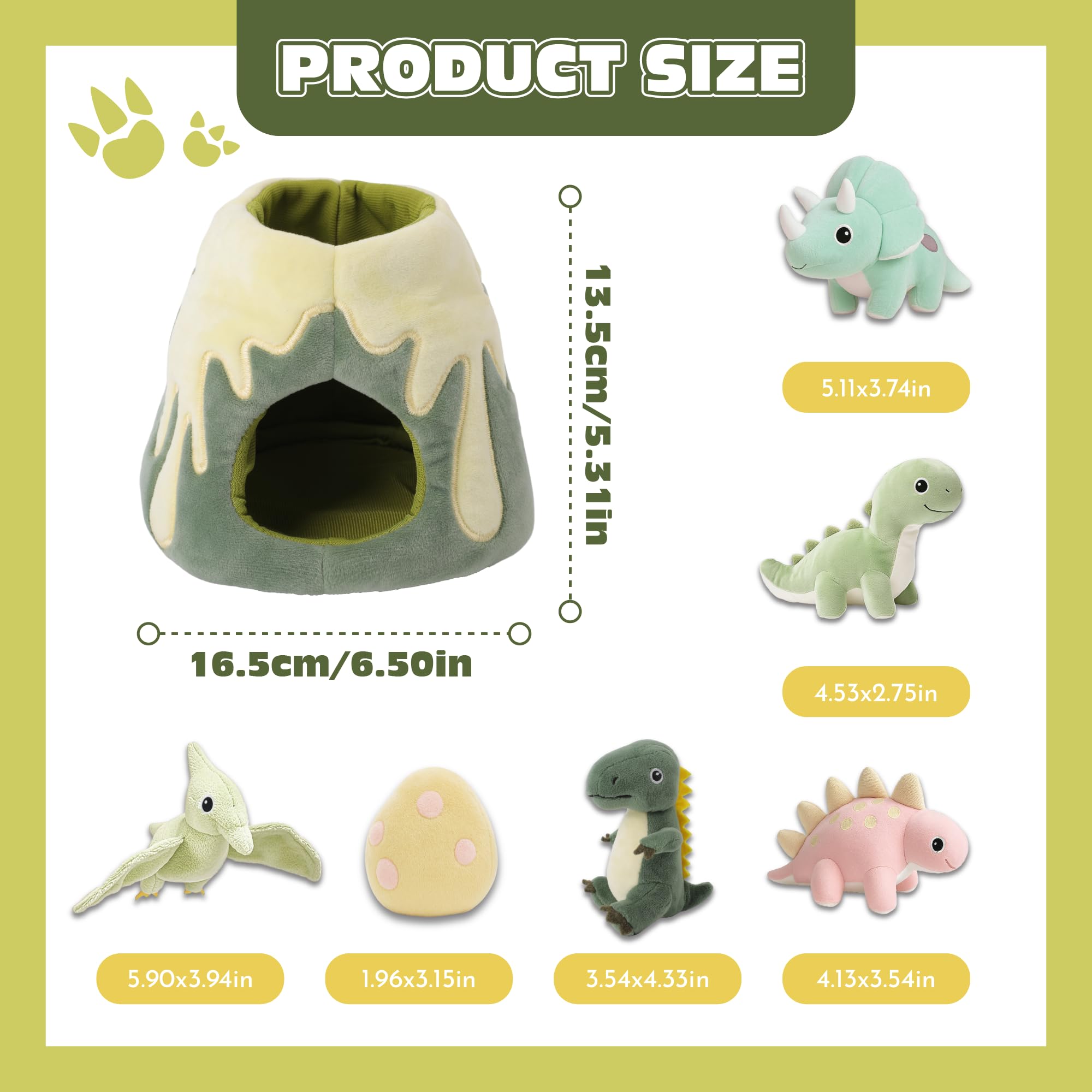 My Little Volcano Toy - 5 Dinosaurs & Sensory Fun -2 My Little Volcano Toy - 5 Dinosaurs & Sensory Fun -2