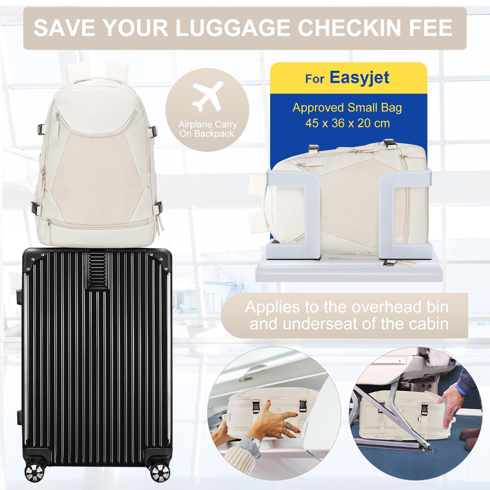 SZLX Zaino da viaggio grande da donna da viaggio zaino da escursionismo sportivo da esterno impermeabile zaino da scuola casual laptop da 14 pollici con porta di ricarica USB scomparto per scarpe