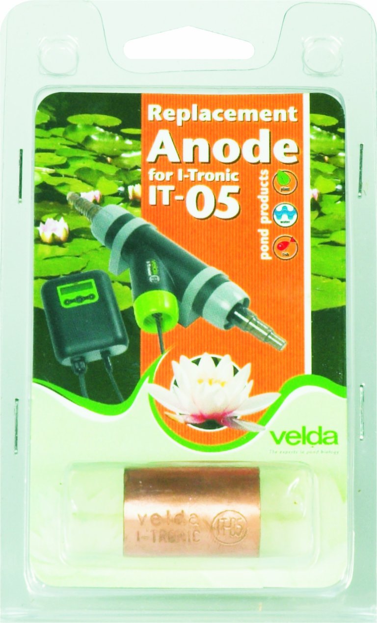 Velda Replacement Copper Anode for IT-05 & T-Flow Tronic 05 – Mineral Copper Alloy Anode for Velda Algae Control Units – Genuine Spare Part