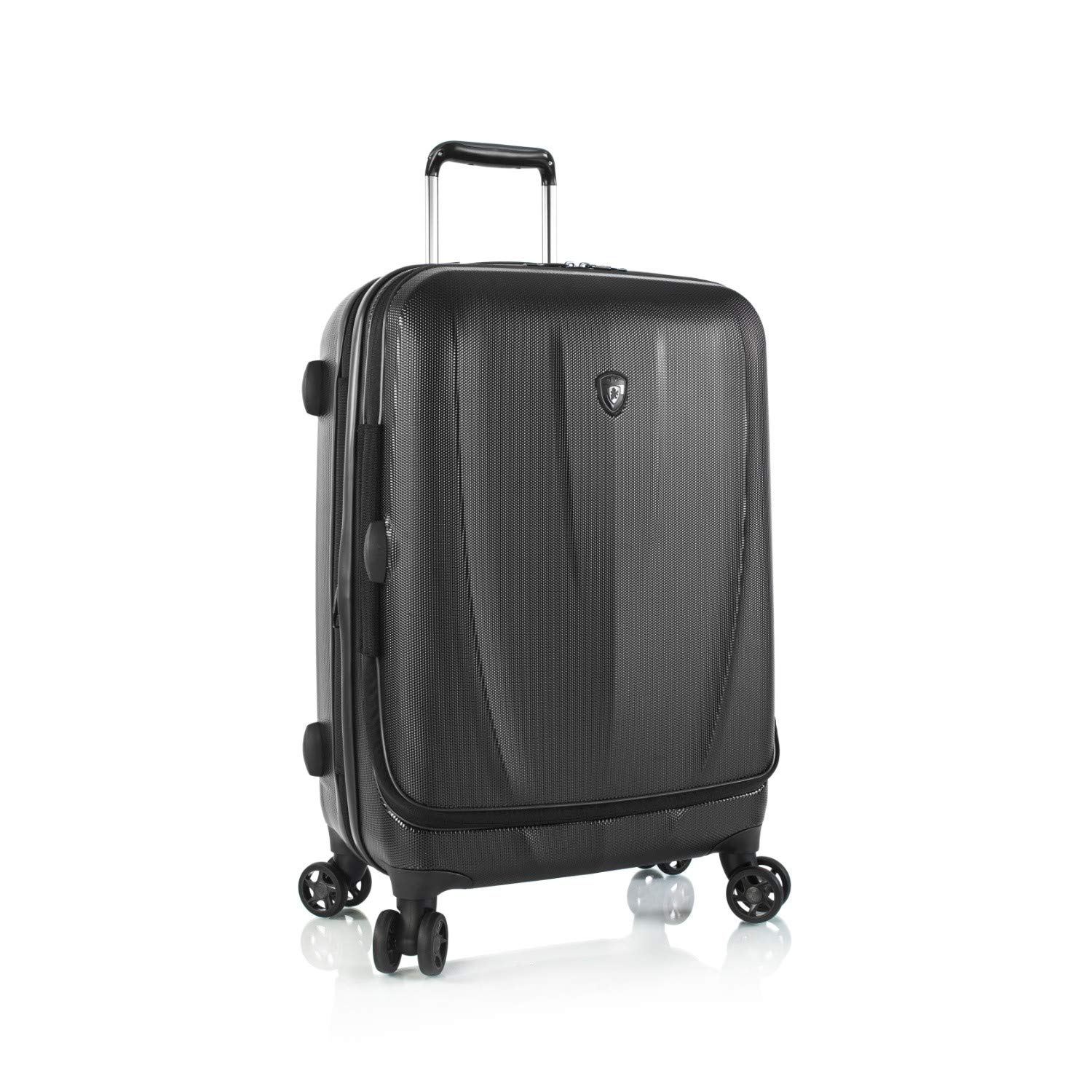 HEYS VANTAGE Black Color Polycarbonate Material Hard 26" Medium Size Trolley