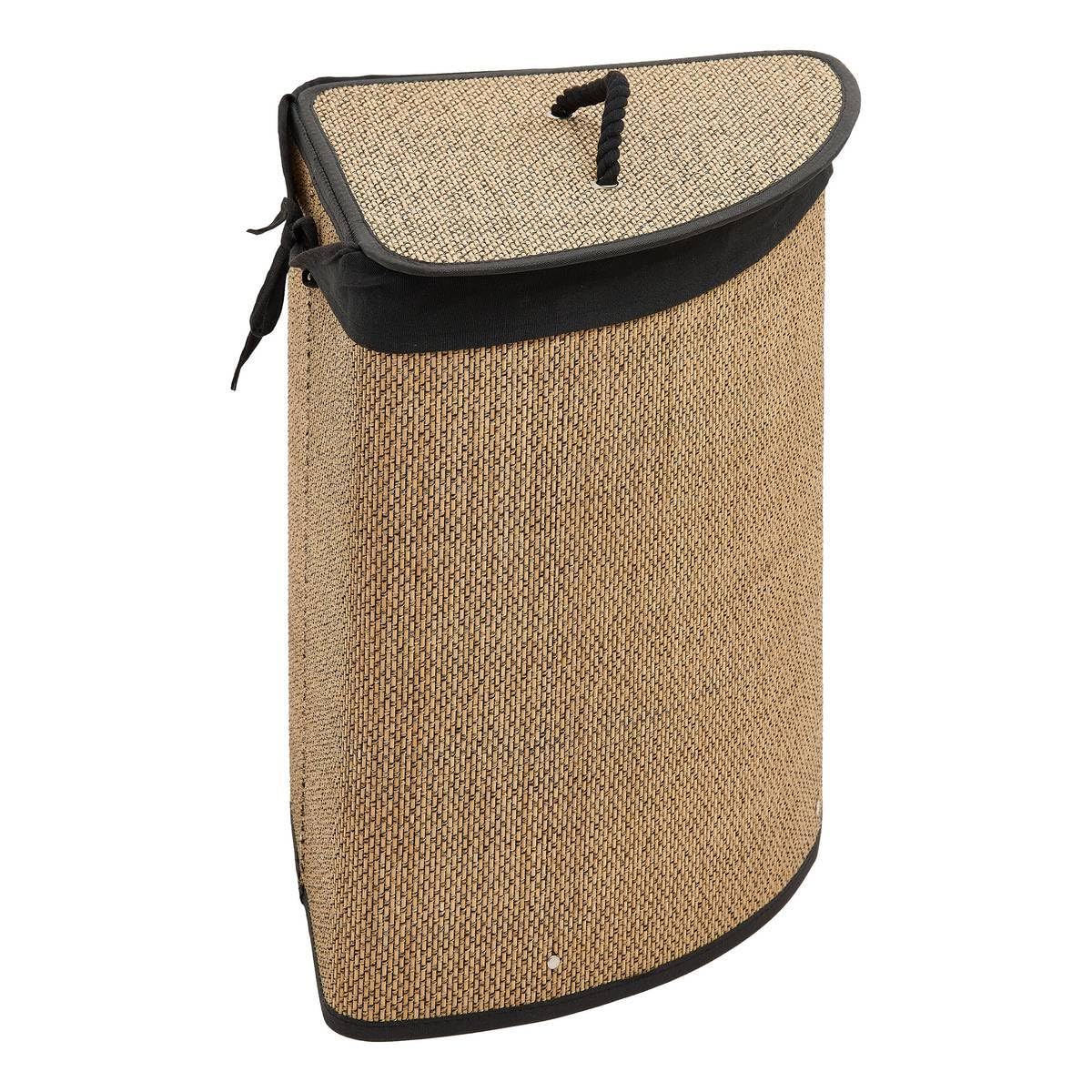 5five Bamboo Corner Laundry Basket 48L